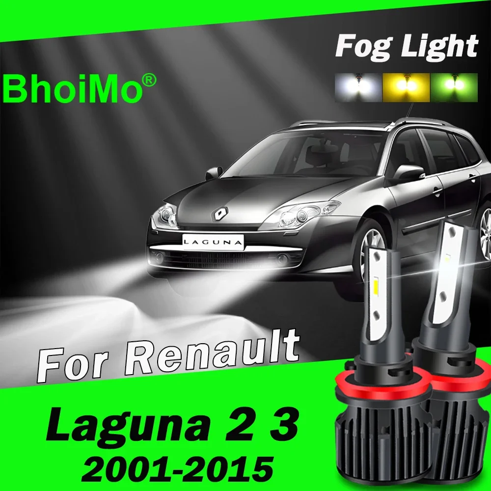

Для Renault Laguna 2 3 передняя противотуманная фара, светодиодная лампа 2001 2002 2003 2004 2005 2006 2007 2008 2009 2010 2011 2012 2013 2014 2015