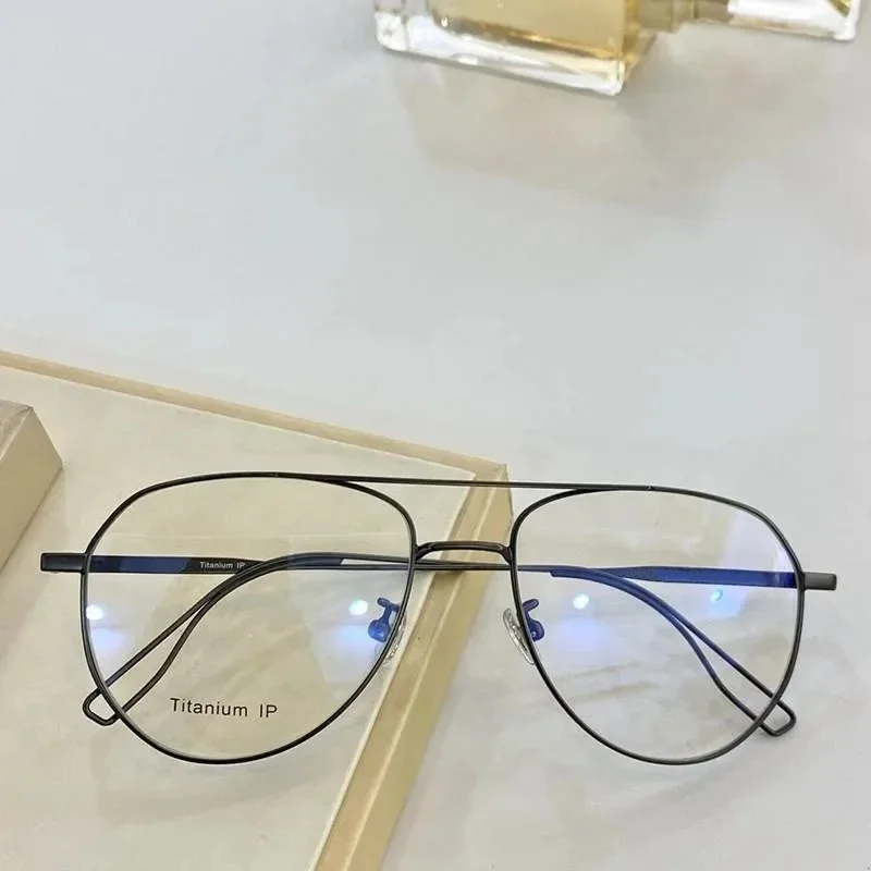 جديد&Hotsale للجنسين Pilot Fullrim نظارات/إطار نظارات شمسية 55-17-145 خفيف الوزن من التيتانيوم النقي للوصفات الطبية #5
