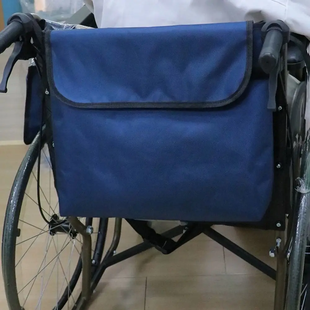 

Multi-pocket Wheelchair Armrest Storage Bag Waterproof Portable Wheelchair Hanging Bag Folding Large Capacity