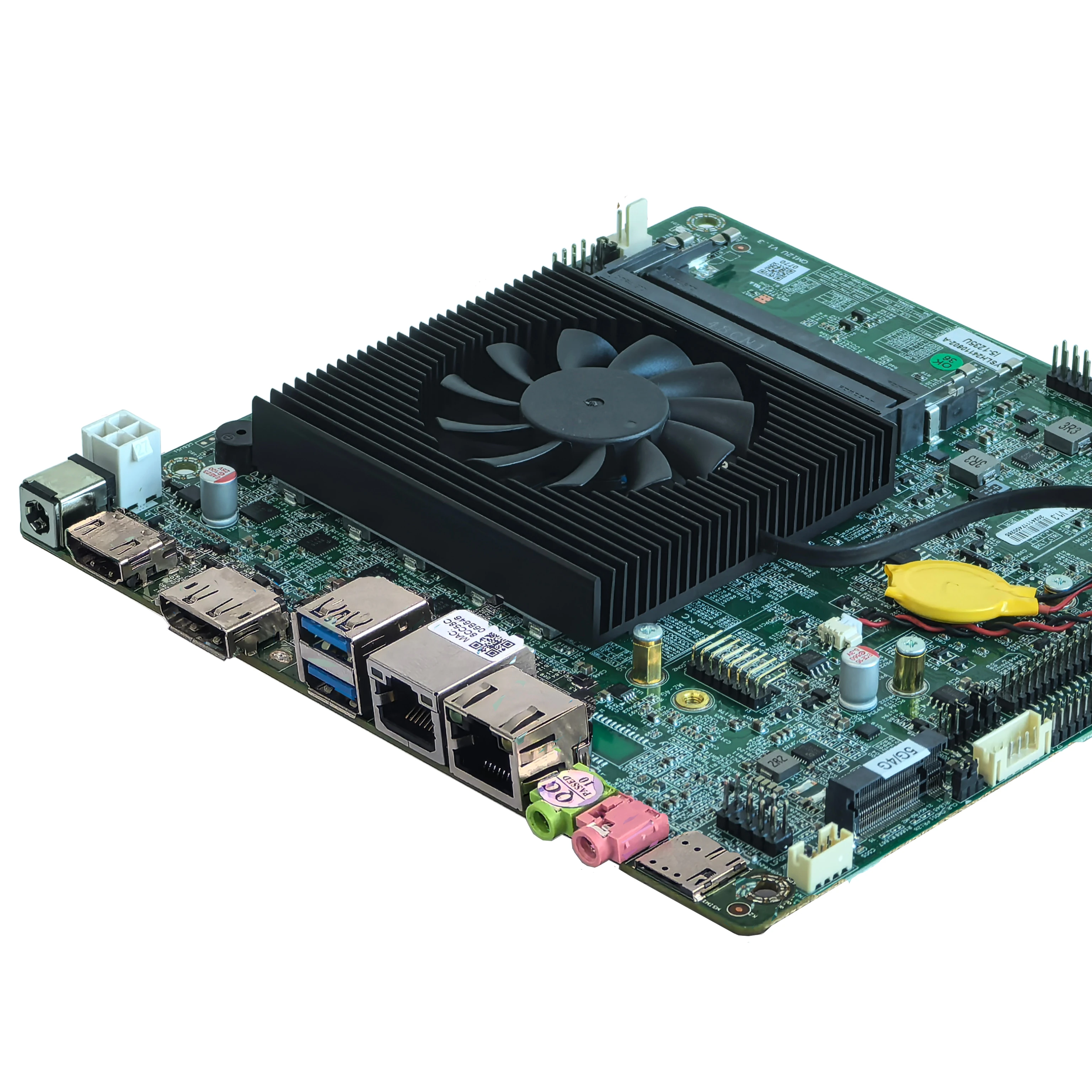 ELSKY 미니 ITX 13세대 메인보드 HDMI 4K LVDS 1080P M.2 SATA DC_IN/ATX 전원 2*DDR4 1/2*LAN PC용