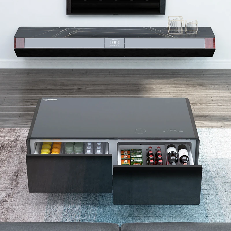 Factory Source 135L Smart Coffee Table Led Atmosphere Light With USB Charger Wireless Charging For Gaming Dormitory