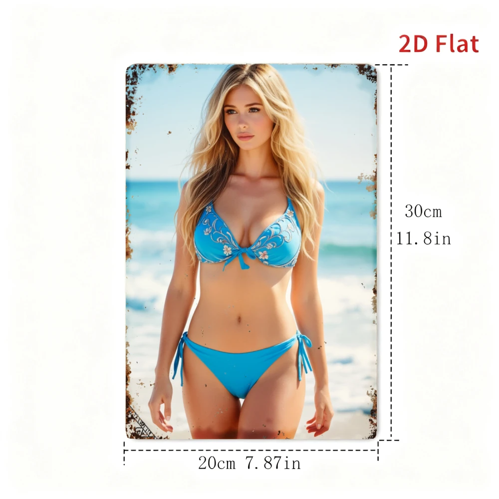 CIFBUY Rustic 2D Flat Blue Flo - Home Bathroom Wall Art 评论和价格