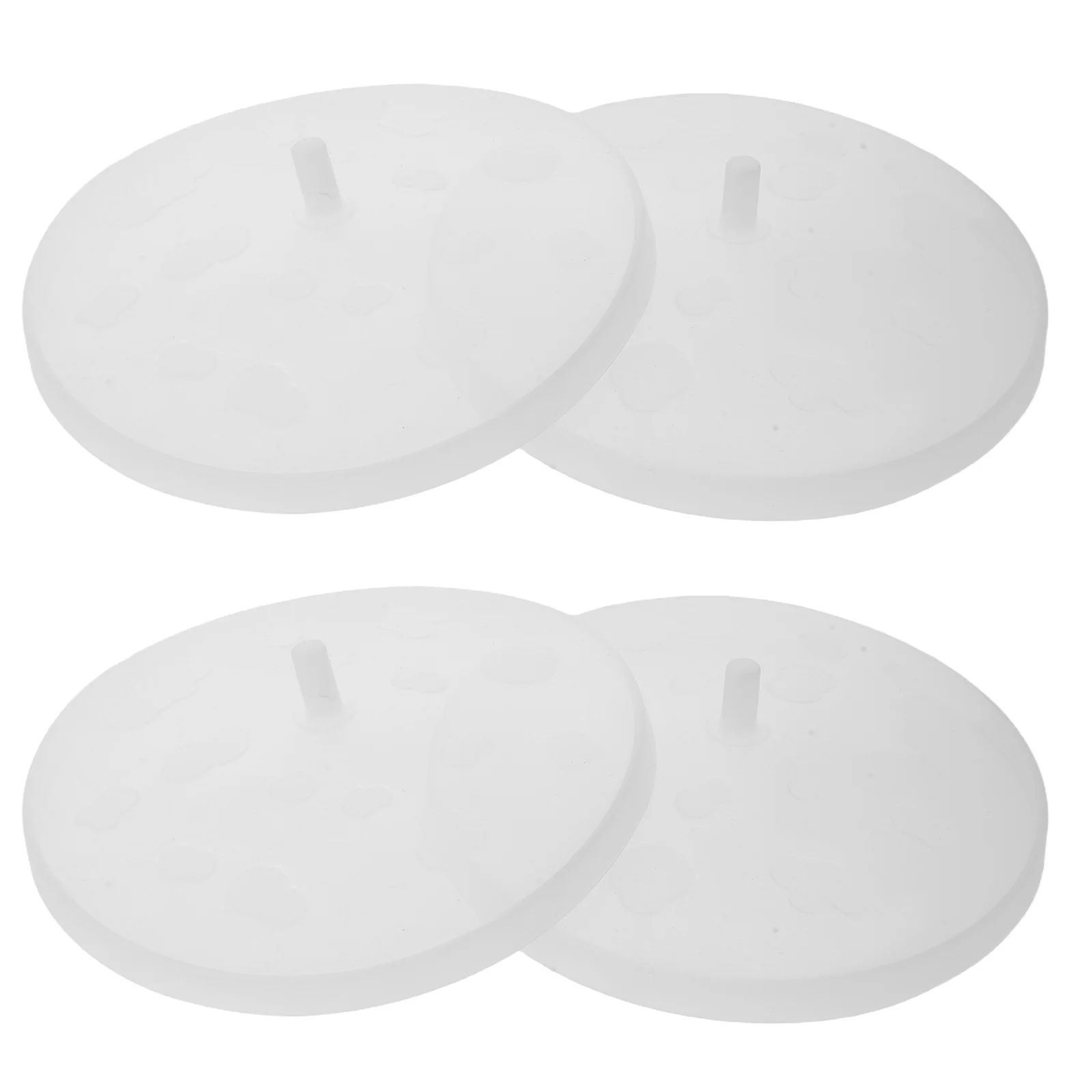 

4Pcs Foldable Silicone Popcorn Bowl Lids Microwave Covers Portable Popcorn Maker Splash Proof Snack Buckets Accessories