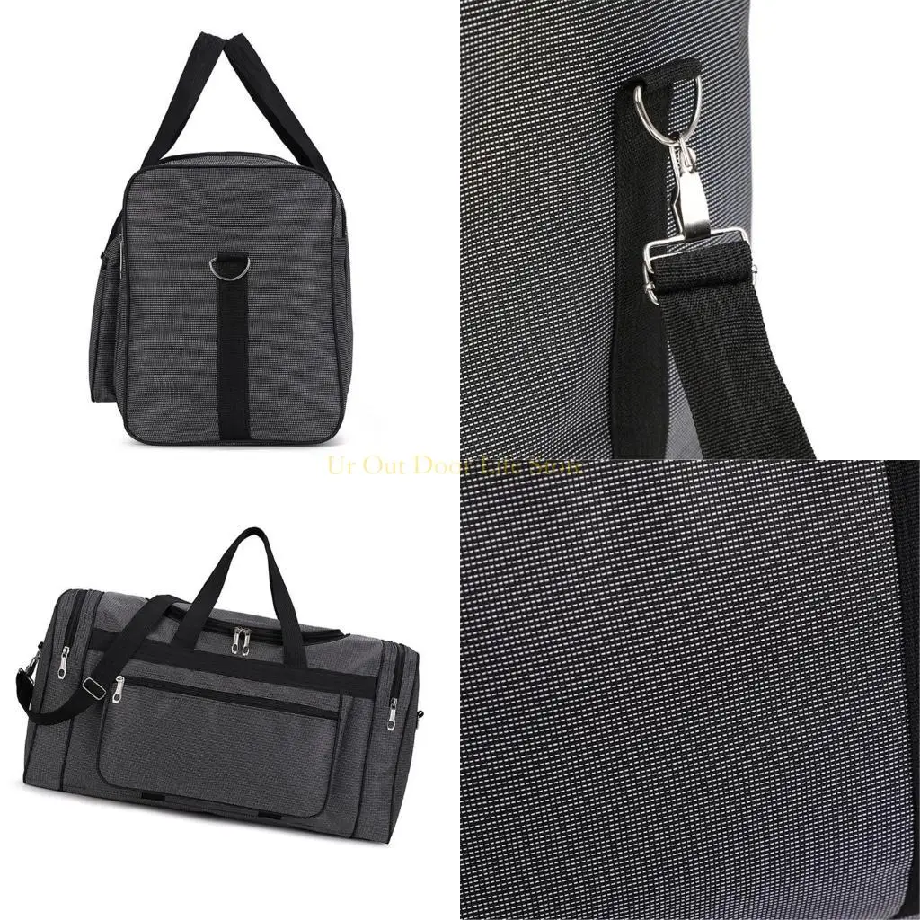 77UF Gym Bag Overnight Bag Training Bag Sport Bag Large Capacity Travel Bag Weekends Bag Water Resistant Fitness Bag