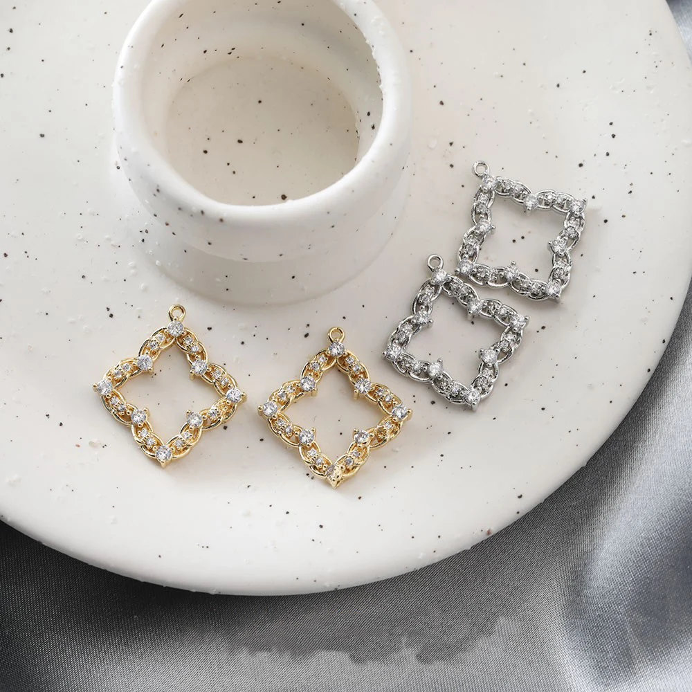 2PCS 14K Gold Plate…