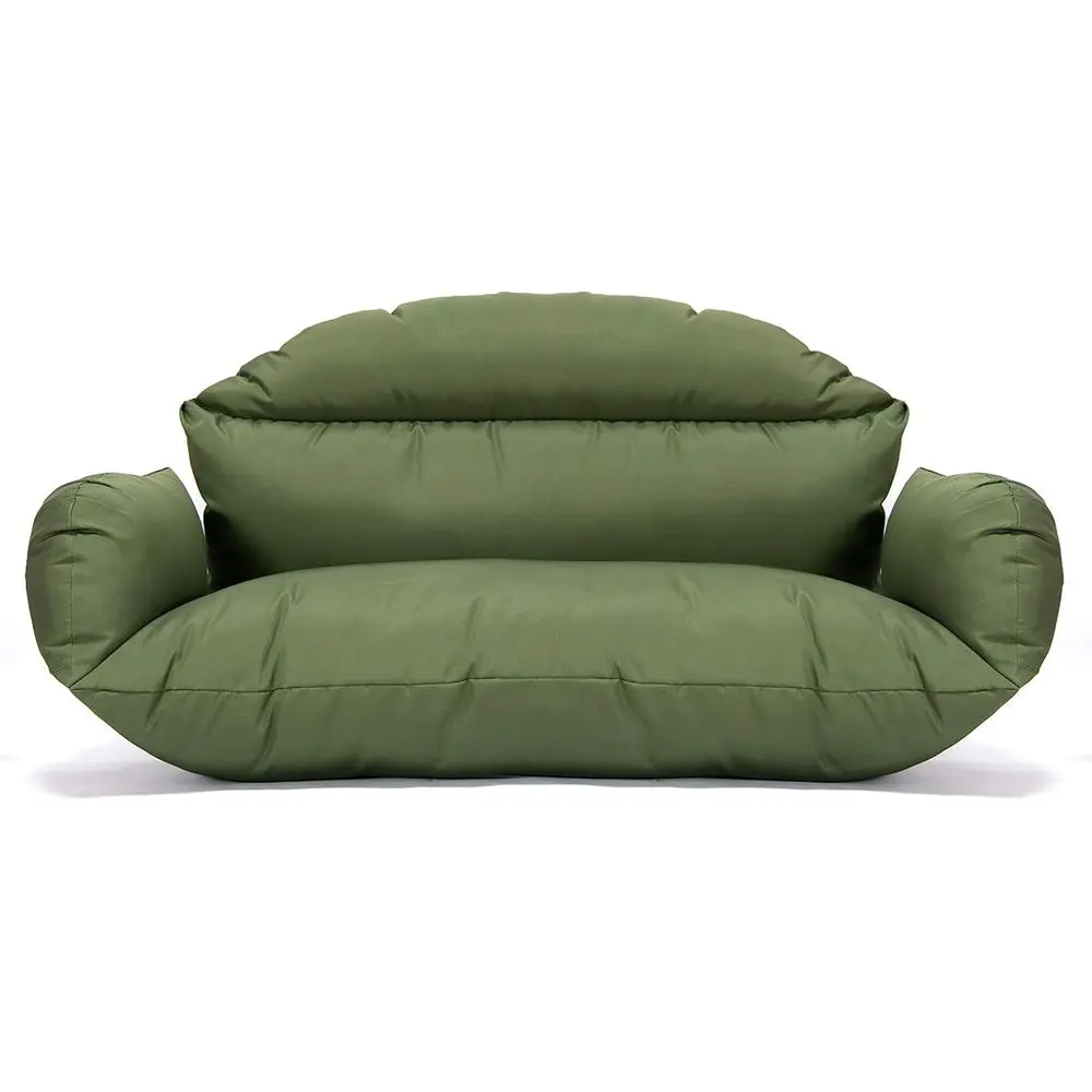 

Green 2-Person Hanging Egg Chair Cushion - Soft Cotton Filling, Quick-Drying, Weather-Resistant, Washable Outdoor Seat Cushion