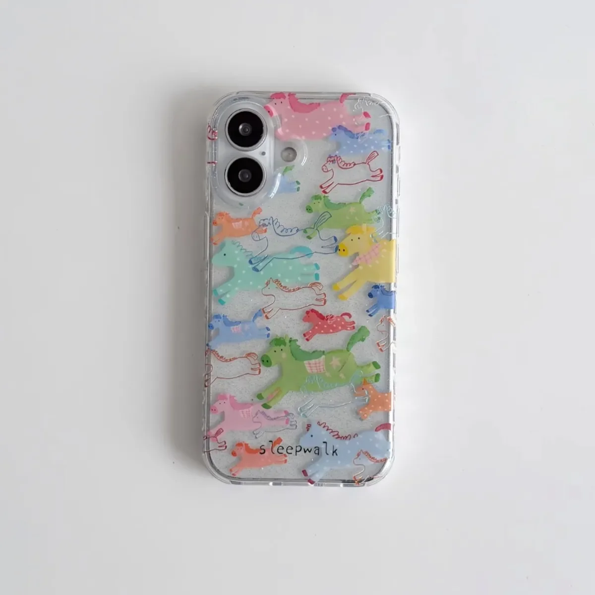 

The Horse Colored Horse Phone Case for Xiaomi Mi 15T 15 11 Poco X6 M7 M6 X5 F5 NFC GT Lite Pro 4G 5G Feather Texture Back Cover