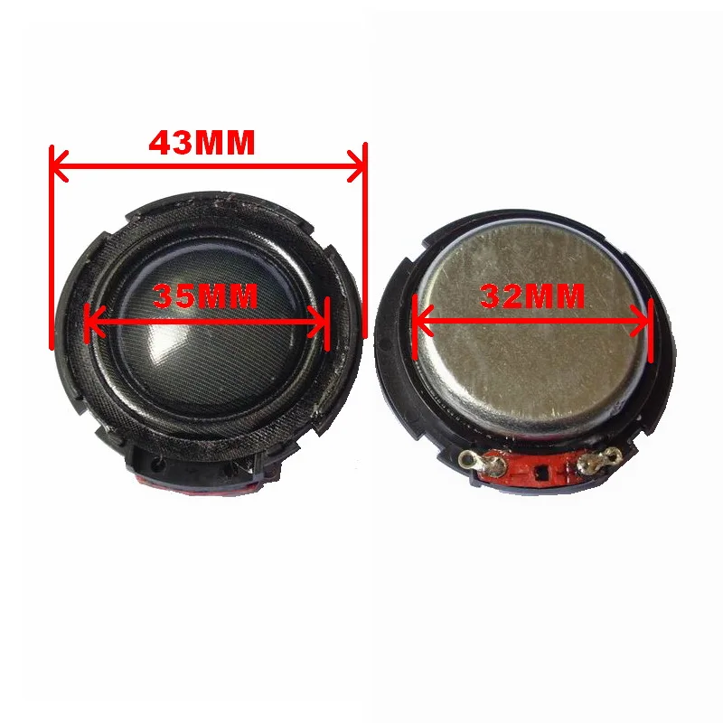 Best Raw 1.5 Inch RMS Power 15W 92DB Neodymium-magnet 25mm-VC Silk Dome 4Ω/8Ω Optional Tweeter Speaker for Home/Car Audio etc.