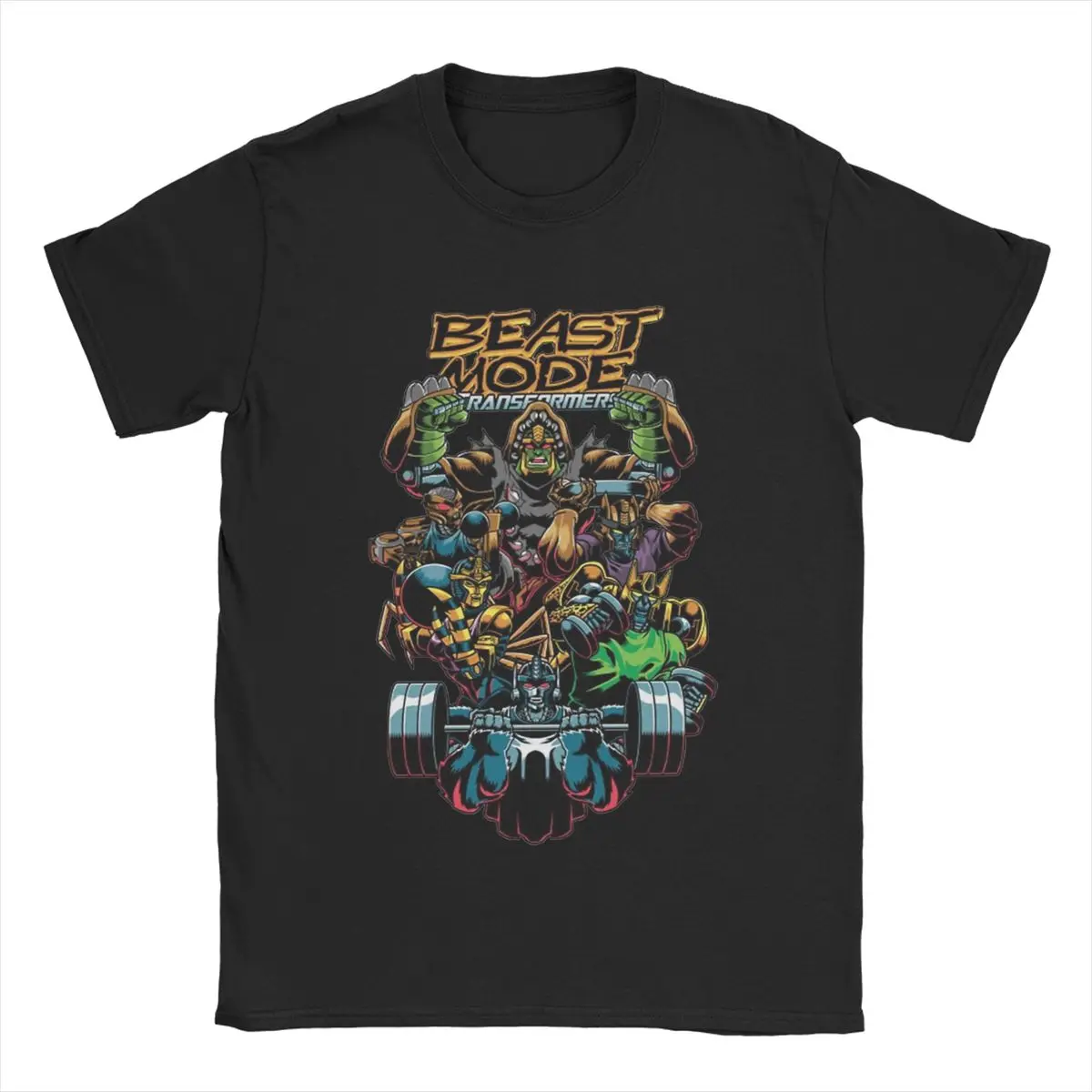 Camicia Transformers Beast Mode Merch Maglietta divertente da uomo in puro cotone da donna Manica corta Abbigliamento grafico stampato