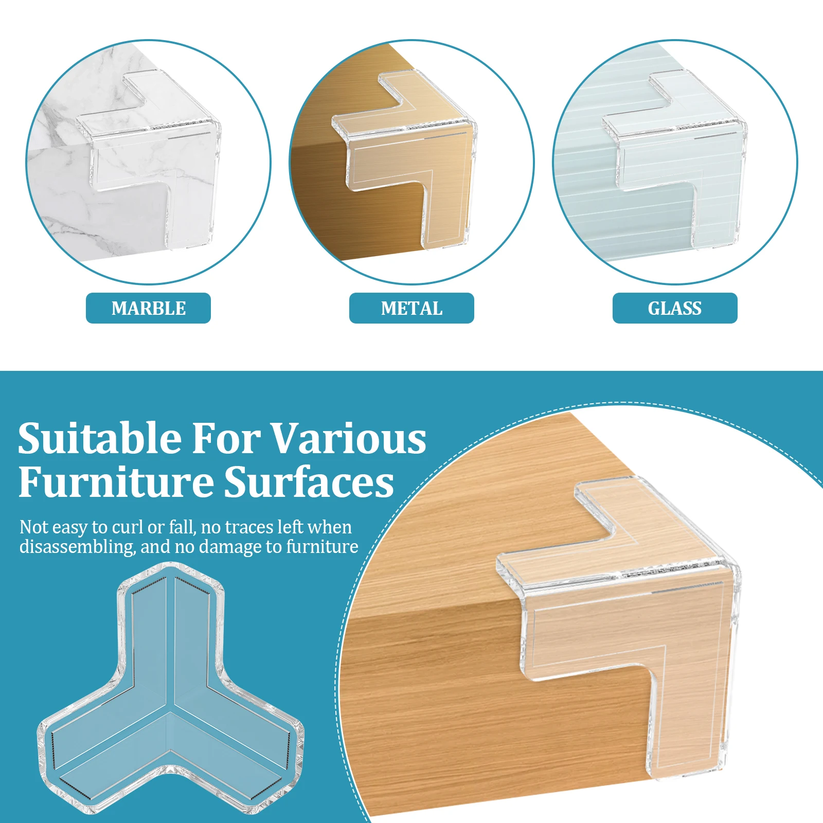 24/48/100 قطعة سلامة الطفل سيليكون حامي الجدول ركن حافة غطاء للحماية مقبس كهربائي الأطفال المضادة للتصادم الحرس