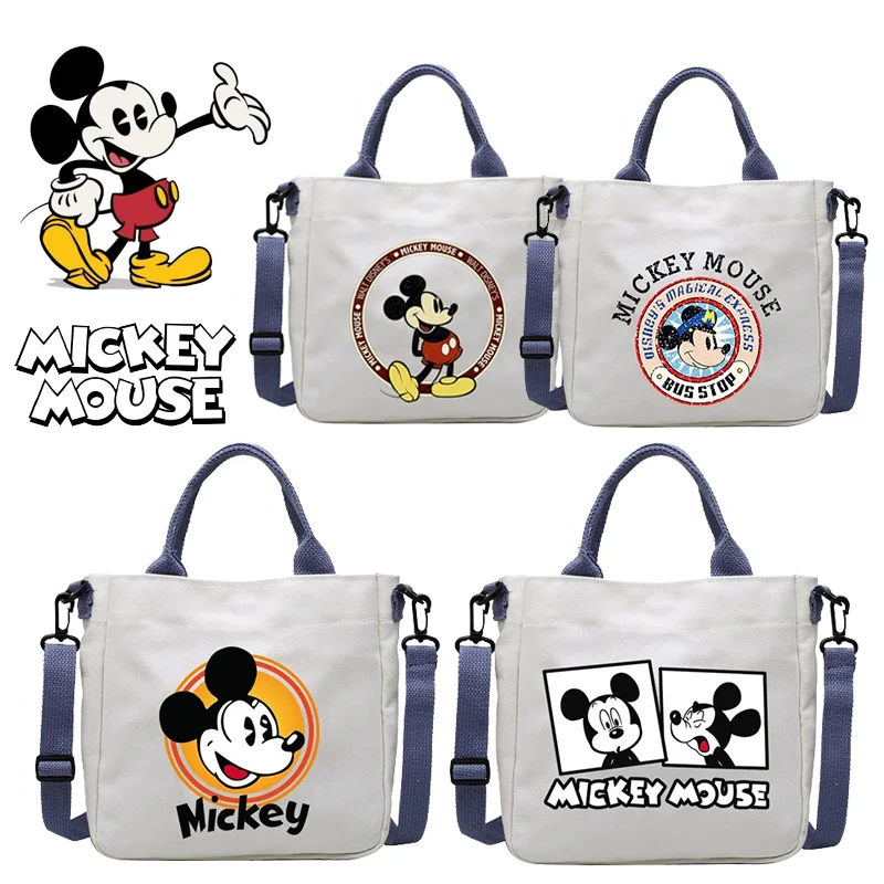 Disney Mickey Mouse damskie torebki Crossbody na ramię przenośną torba rekreacyjna przenośną o dużej pojemności