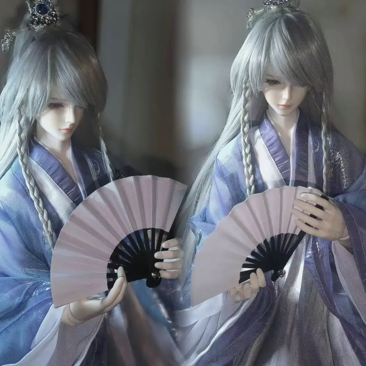 

1/6 Doll's Clothes for 30cm Male Bjd Doll Chinese Style Ancient Clothing Dress Up Toys Doll Accessories, No Doll