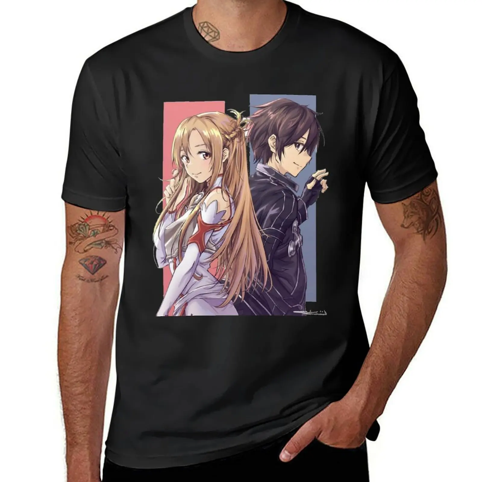 Asuna T-Shirt animal prinfor boys customs design your own blanks tops big and tall t shirts for men