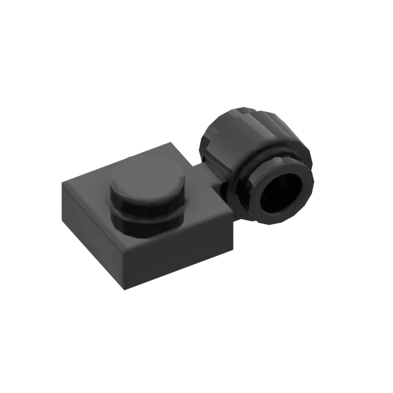 10PCS Compatible with 11458 1x2 MOC  4081b 18677 28809 building block fittings with a perforated plate on the top and a hinged