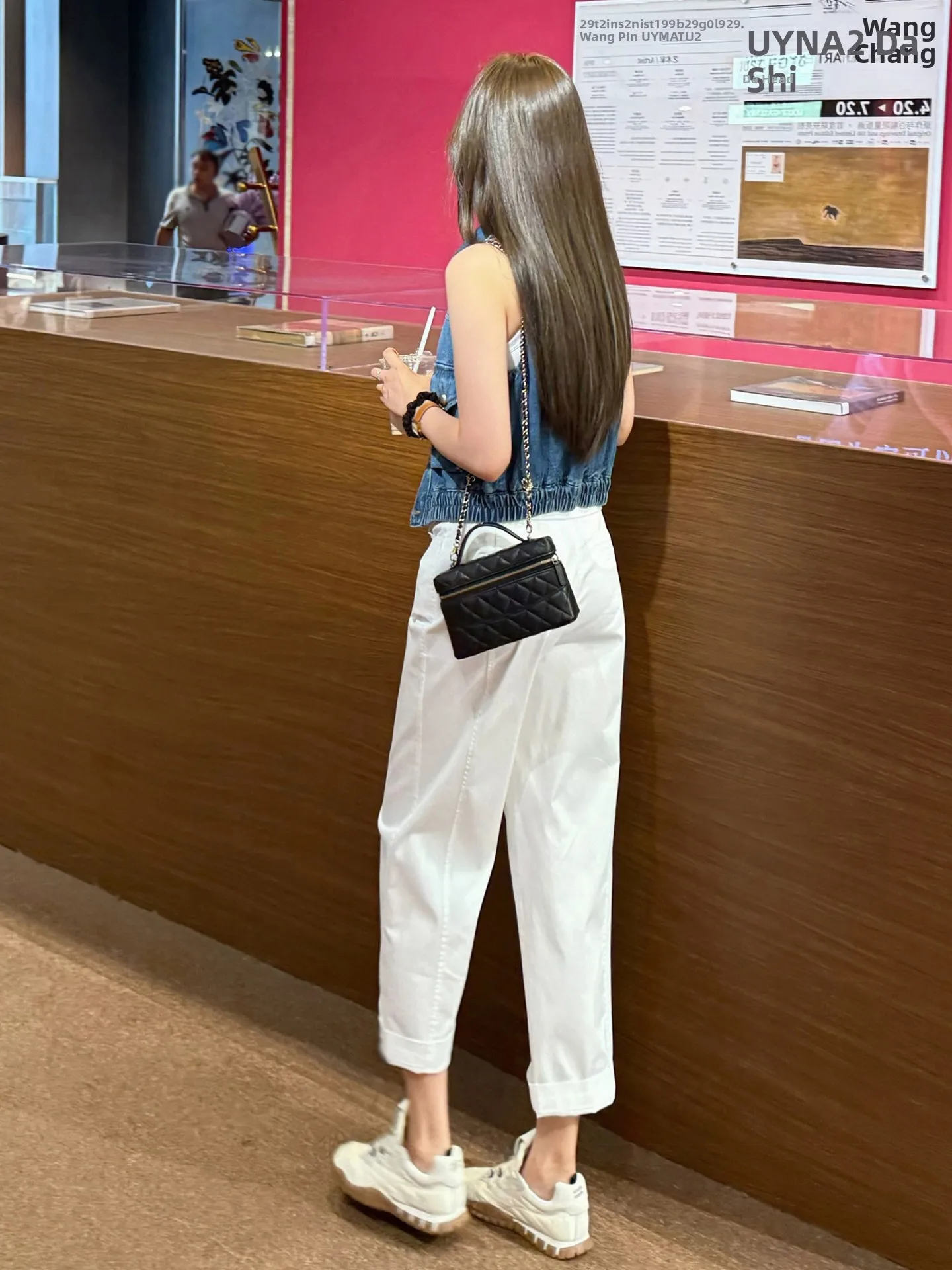 

Casual High Waist Slimming Dad Jeans Women's Lightweight Straight Leg Cotton Blend Summer New Arrival Loose Fit Trousers