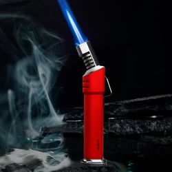 JOBON Blue Flame Gun Lighter Flame Lock Switch Design Adjustable Flame Size Recyclable Inflatable Camping Ignition Tool