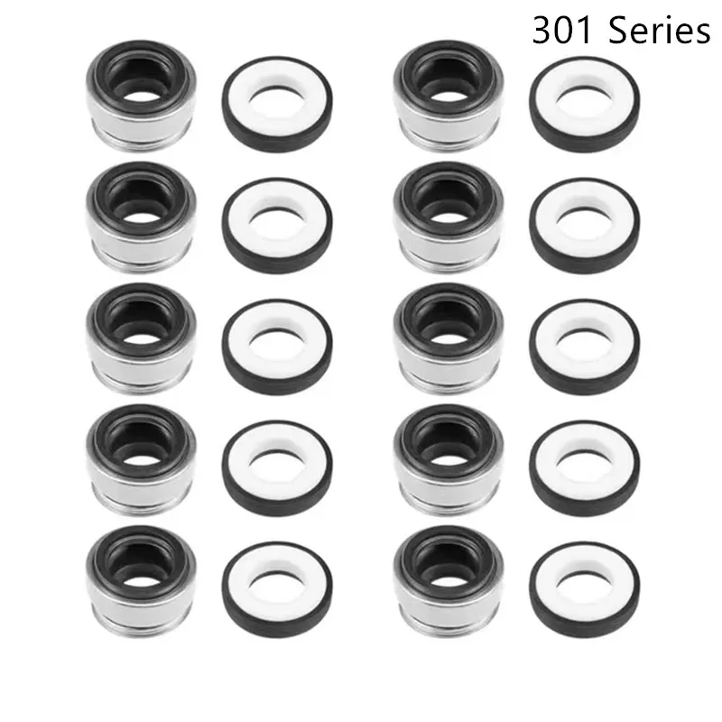 

10PC 301 Series Fit 8 10 11 12 13 14 15 16 17MM Water Pump Mechanical Shaft Seal For Circulation Pump