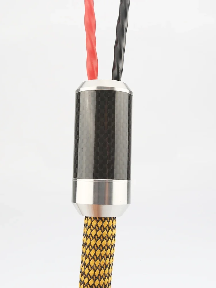 عالية الجودة CF1606 الفولاذ المقاوم للصدأ ألياف الكربون السراويل التمهيد Y الفاصل 1 إلى 2 DIY بها بنفسك كابل مكبر الصوت