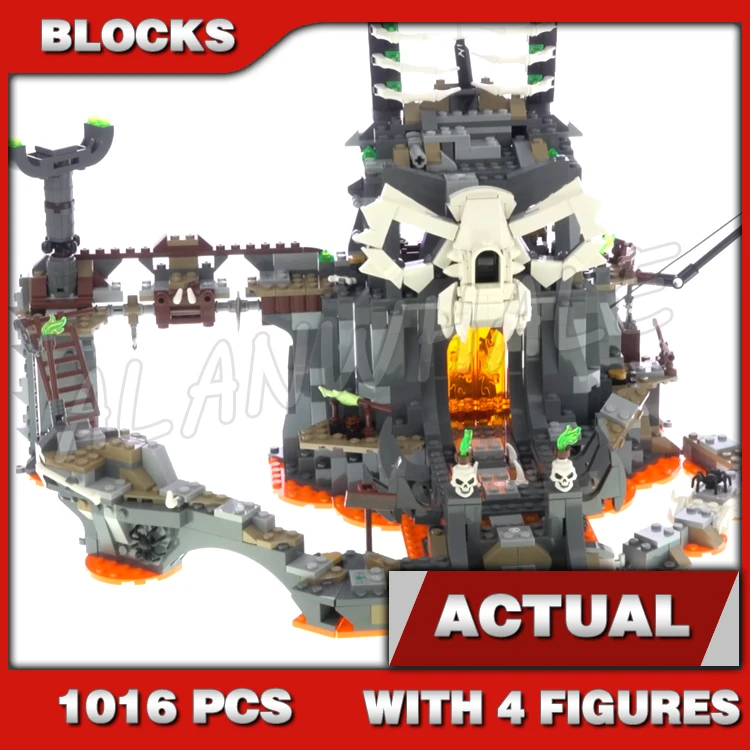 

Набор строительных блоков 1170 деталей: Подземелье Шиноби, Движущиеся мосты, Лава-тюрьма, Спасение 11557, совместимый с моделями