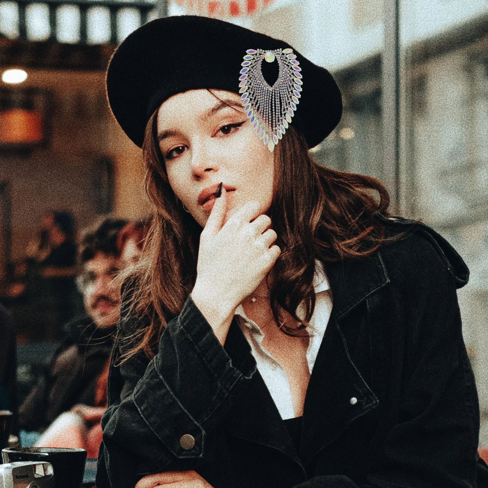 

1pcs Heart Rhinestone Alloy Patch Decorative Clothing Applique For Shoes Handbags Diy Fashion Accessories Garment Craft