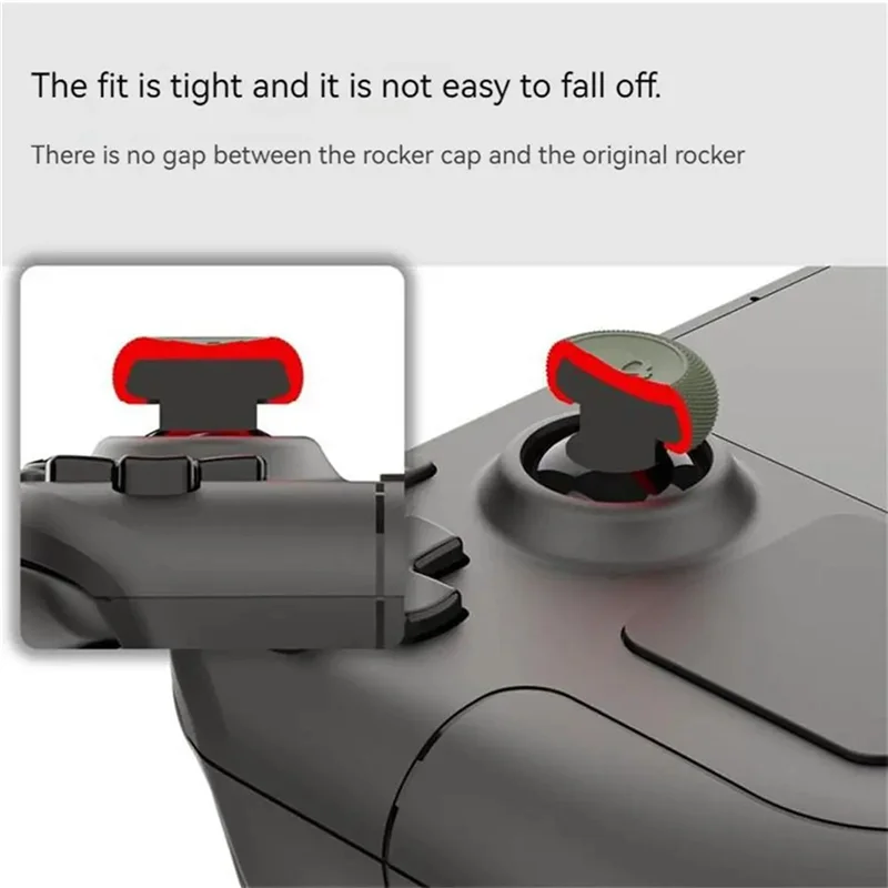 A19E-6PCS polegar vara aperto tampa capa para rog aliado/steam deck joystick boné fps/tps silicone antiderrapante polegar caso
