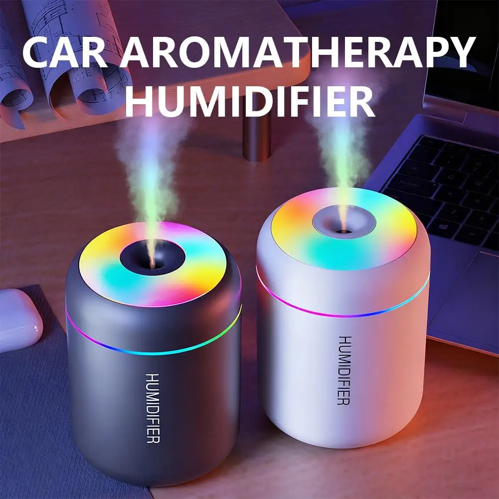 180ML Mini Air Humidifier USB Electric Aroma Diffuser Essential Oil Purifier Aromatherapy Mist Maker Lights For Car Home Bedroom