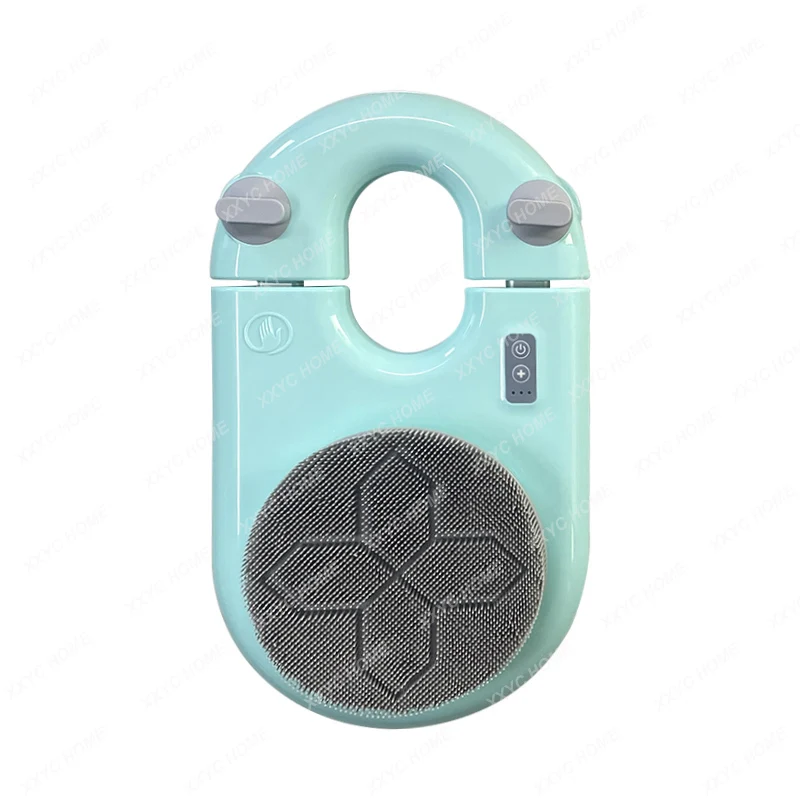 Bath Artifact Electric Bath Brush Wall-mounted Automatic Back Rubbing Machine Mud Bath Massage Body Back Shower Brush