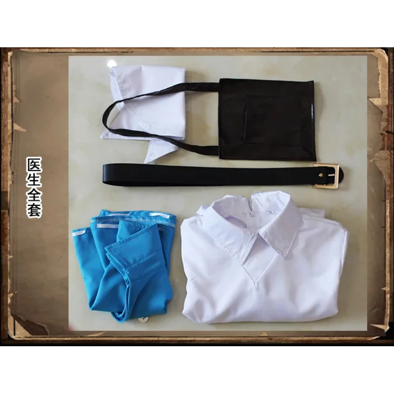 

Cygame Identity V Эмили Дайер Доктора косплей шаль платье доктор игровой костюм леди синяя юбка шляпа медсестры аниме костюм на Хэллоуин