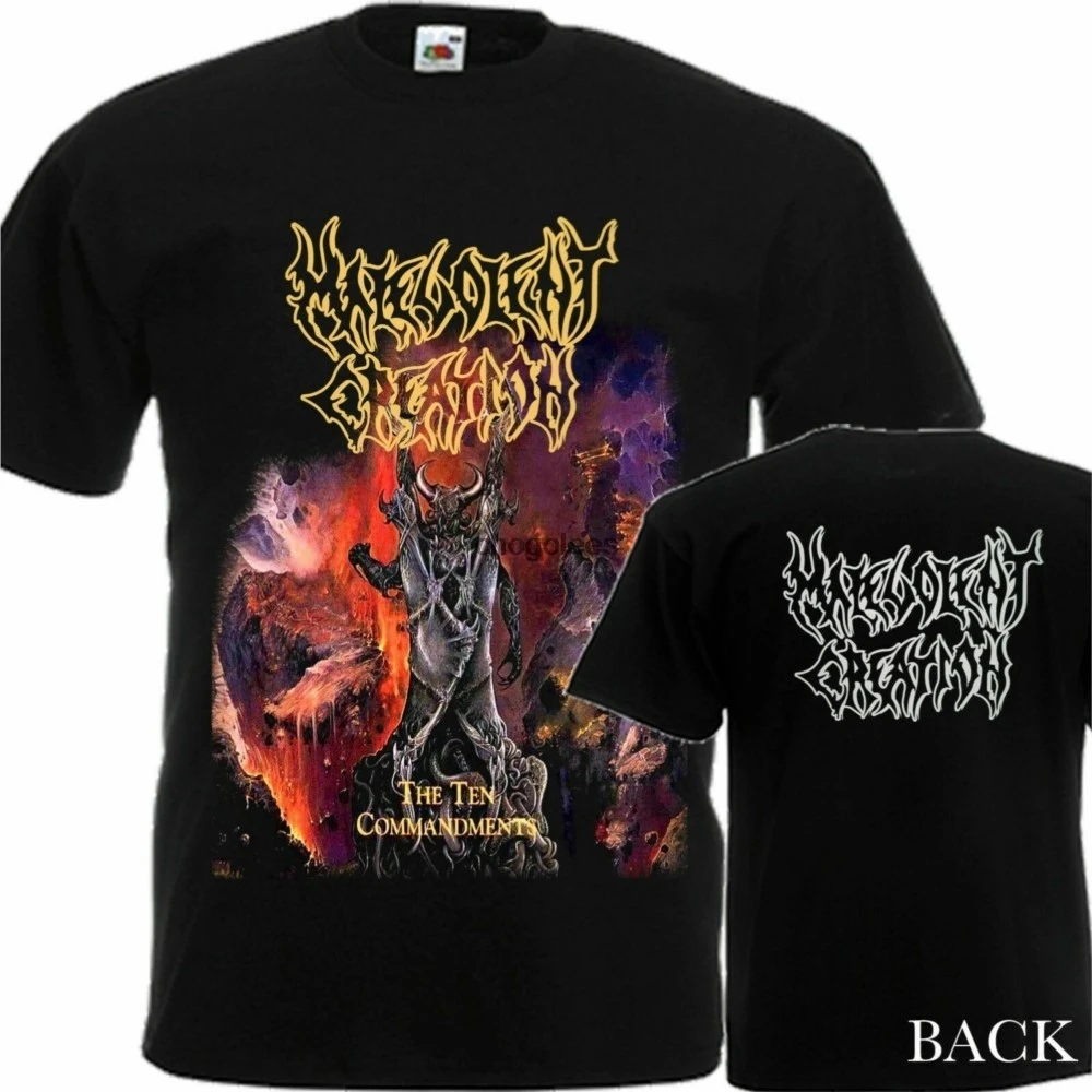 MALEVOLENT CREATION - The Ten Commandments - American Death Metal Band T-Shirt