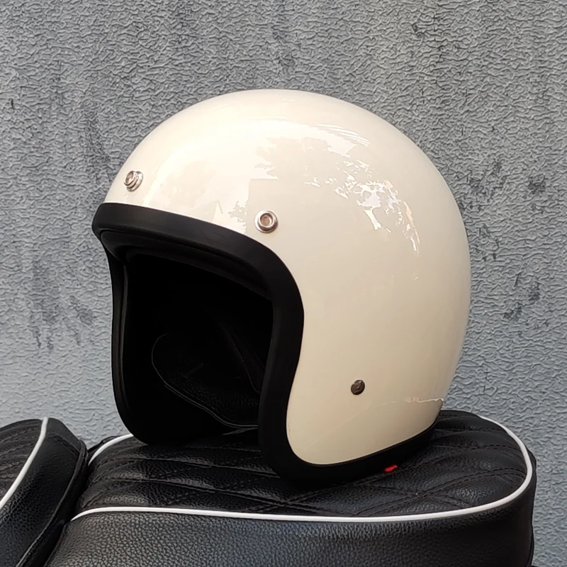 ORZ-TX500 HELMET Cafe Racer Light Weight Shell Fiber Glass Helmet Open Face Japanese High Quality Motorcycle Casco