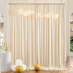 Backdrop Curtains For Parties,1Pcs 5x8/10ft Photo Backdrop Drapes For Birthday Party Wedding Photography Background Decorations