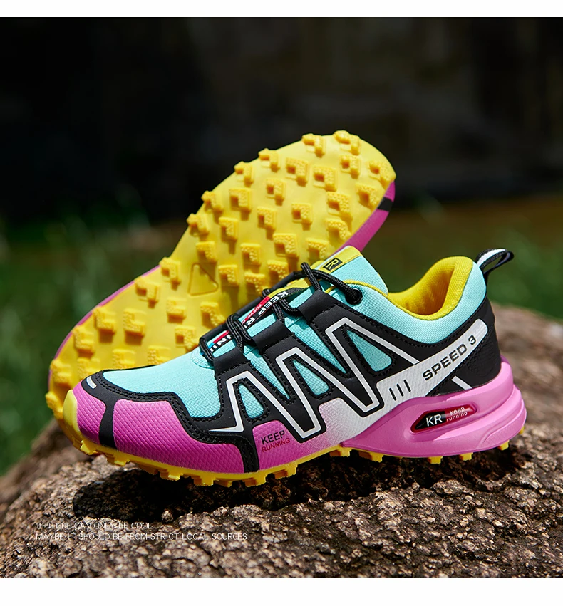 

Легкие спортивные кроссовки для женщин, устойчивые к скольжению и водонепроницаемые, подходят для походов, путешествий и езды по бездорожью.