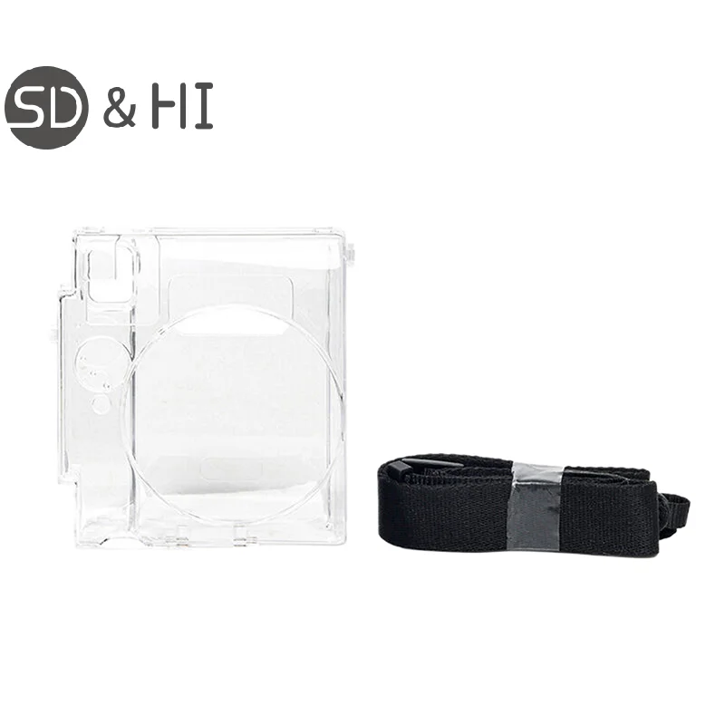Portable Transparent Case For Instax Mini 99 Clear Protective Shell Cover With Shoulder Strap For Instax Mini 99 Camera