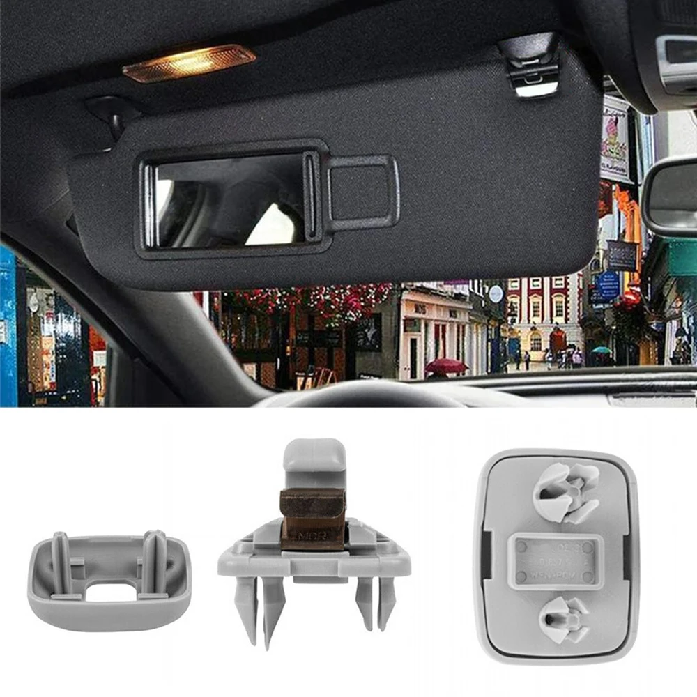 Car Sun Visor Clip Hook Bracket Hanger For Audi A1 A3 A4 A5 Q3 Q5 8U0857562A 8E0857562 Auto Sun Visor Hook Bracket Fastener Clip