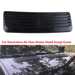 Universal Car Hood Vent Scoop Bonnet ABS Fender Moulding Trim Decorative Air Inlet Spoiler Grille Auto External Accessories Part
