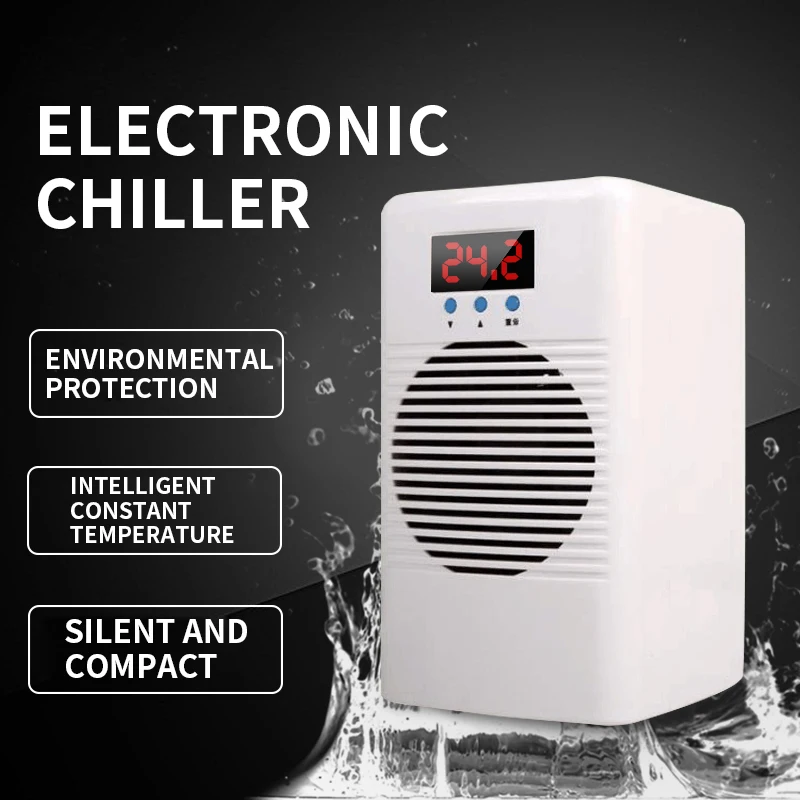 Electronic water chiller  mini fish tank cooling refrigerator aquarium cooling and heating mute ice water machine