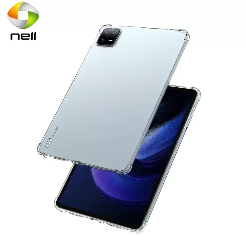 For XiaoMi Pad 6 11 inch Airbags Soft TPU Case Clear Cover for MiPad 6 Pro 11" Transparent Silicon Tablet Cover Mi Pad 6/6pro