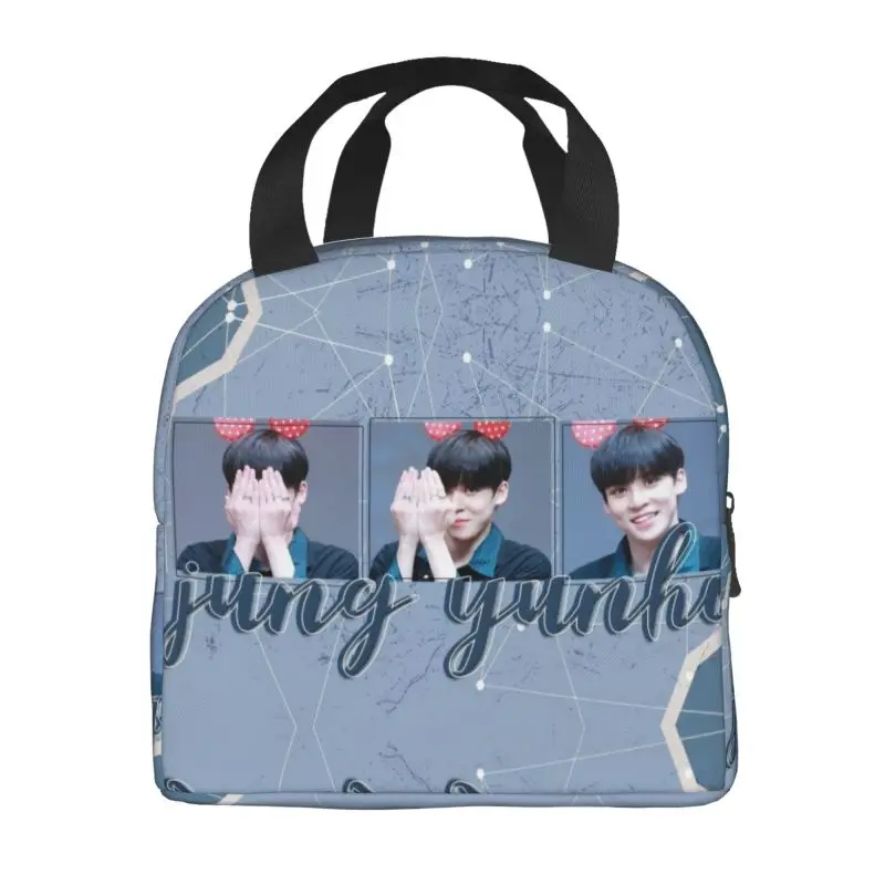 Custom Kpop ATEEZs Lunch Bag Women A TEEnager Zs Thermal Cooler Insulated Lunch box per la scuola degli studenti