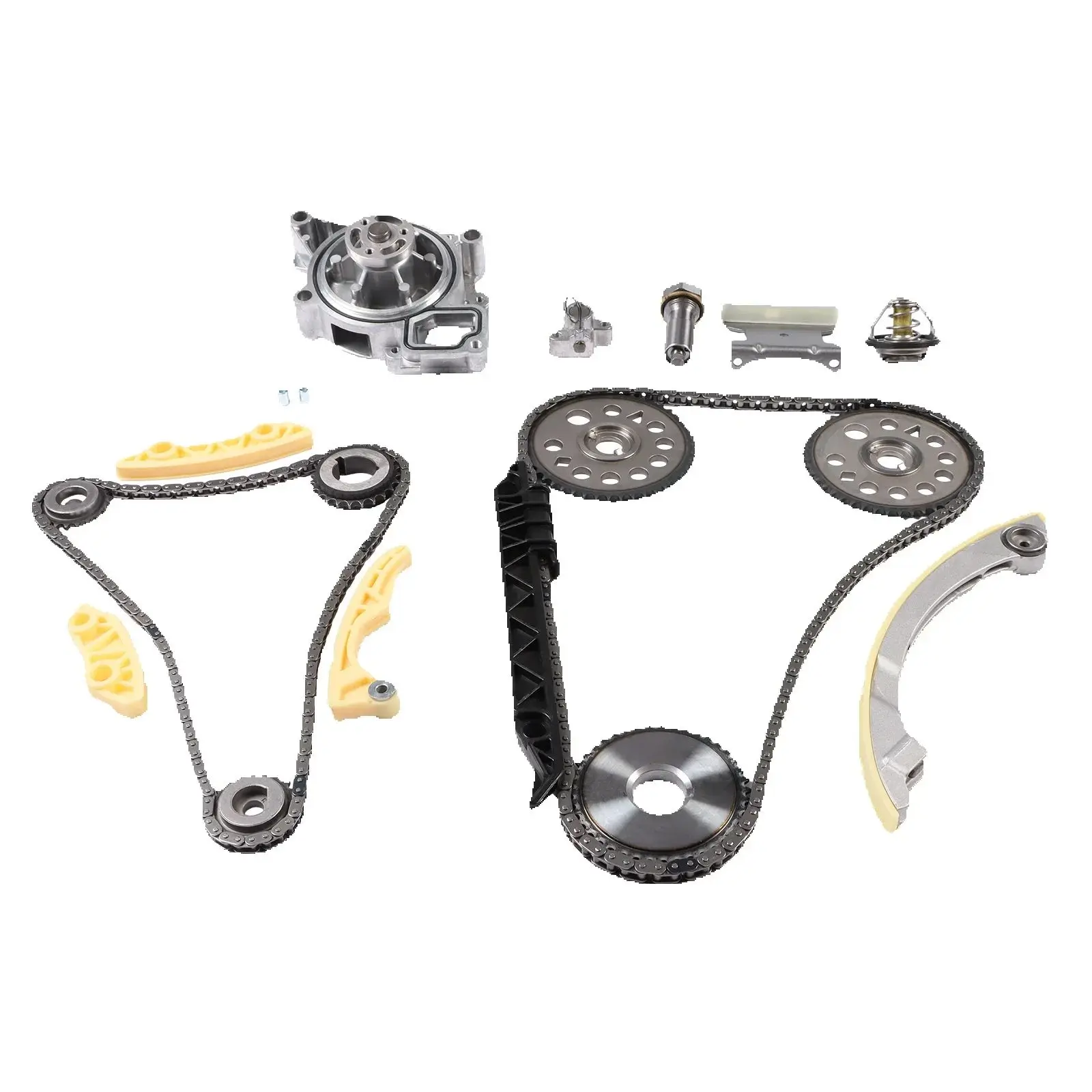 Timing Chain Kit Water Pump Thermostat FOR Chevrolet Cavalier 2002-2005 9-4201S 9-4202S Automotive Parts