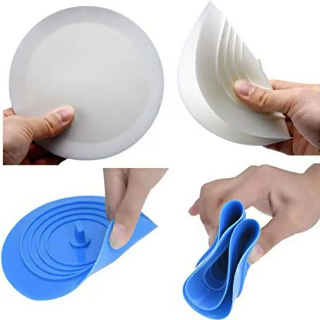 

15cm Large Silicone Bathtub Stopper Leakage-proof Drain Cover Sink Hair Stopper Tub Flat Plug Stopper Bathroom Accessories