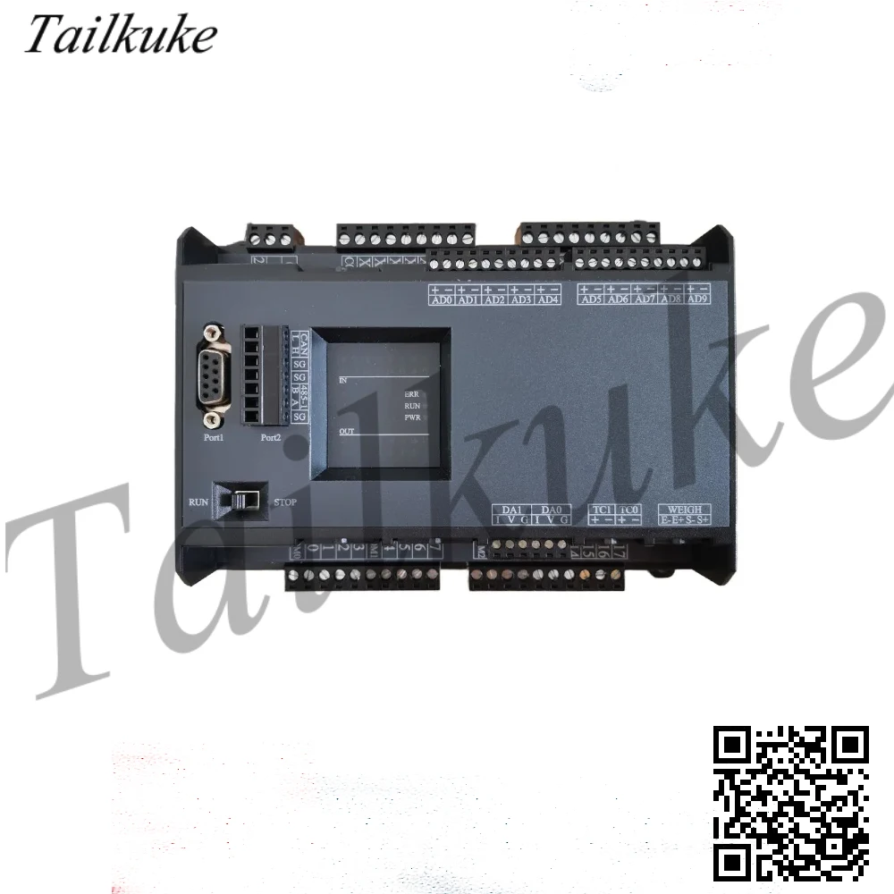 Imagem -03 - Placa de Controle Industrial Lk3u20 Plc com Eixos Pesagem Vias Controlador Fx3u 32mt10ad2da 48mr