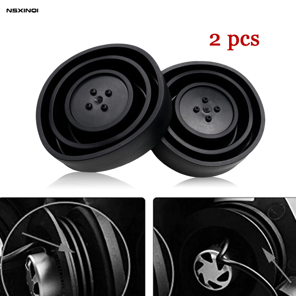 

2pcs Auto Led Headlight Bulb Waterproof Dust Cover Adjustable Size Headlight Lamp Rubber Dust Cover For Car