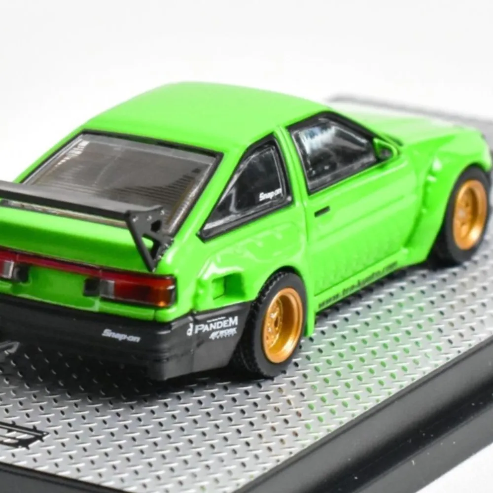รถโมเดลไดแคสต์ PANDEM รุ่น AE86 ของสะสม INNO 1:64 แบบละเอียด