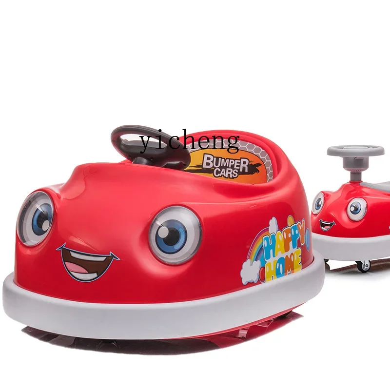 Children's Electric Car Four-Wheel Remote Control Baby Push Motorcycle Baby Toy Car Portable Children Bumper Car
