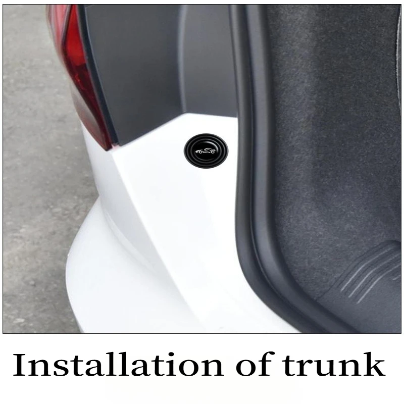 Lcars Car Door Shock-Absorbing Cushion Pads, Anti-Vibration Pads for Car Doors to Reduce Noise, Modified Thickened Soft Rubber Universal Soundproof and Anti-Collision Stickers