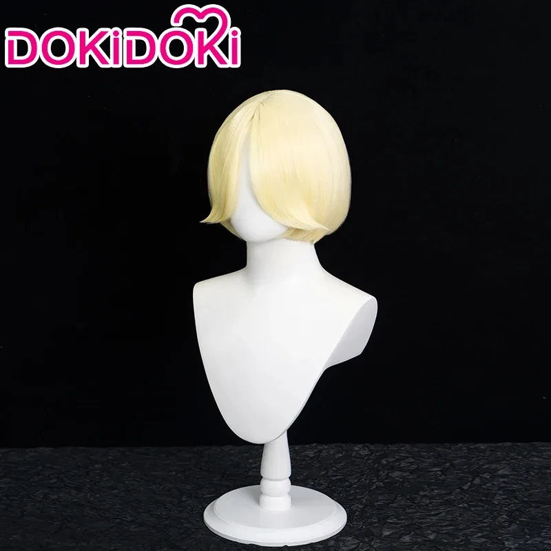 متوفر في المخزون الفانيليا النقية فطيرة اليقطين كوكي شعر مستعار لعبة كوكي تشغيل المملكة DokiDoki كوكي شعر مستعار تأثيري مقاومة الاصطناعية هالوين