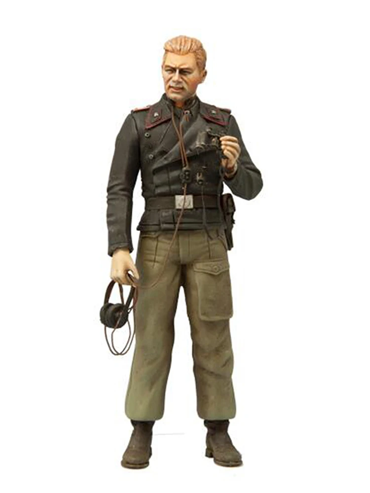 New Unassembled  1/16  MAN  Crew 1944 soldier    Resin Kit DIY Toys Unpainted resin model