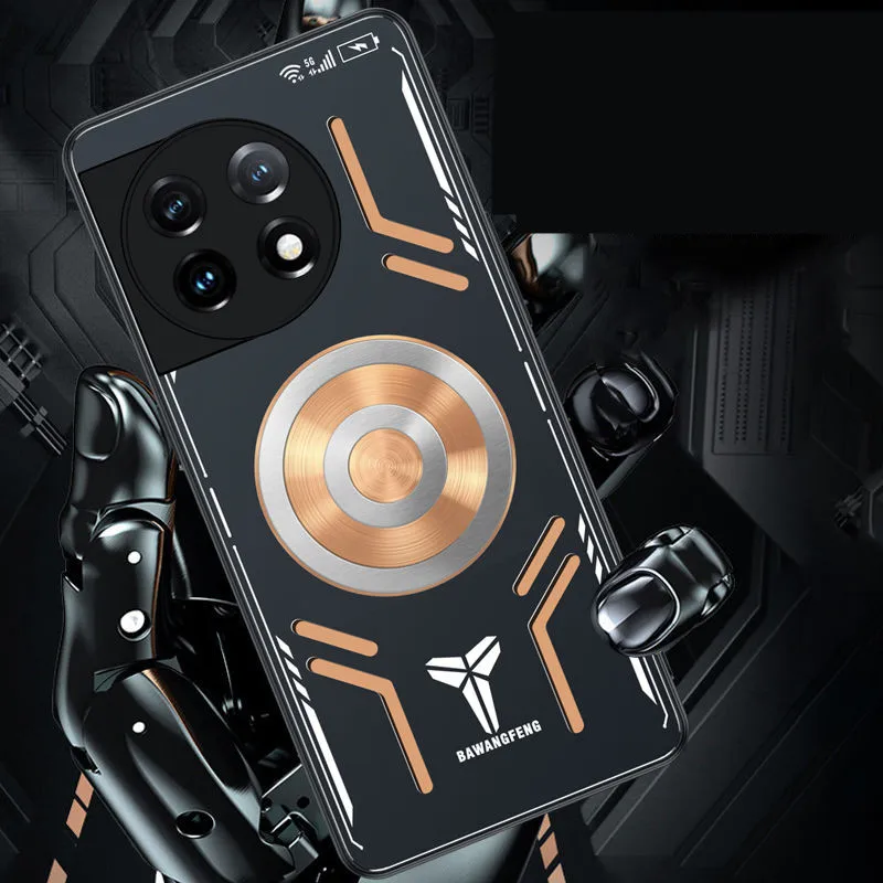 

Чехол для рассеивания тепла из алюминиевого сплава для Oneplus 13 1 + 13, корпус с графеновым охлаждением, красная медная металлическая крышка