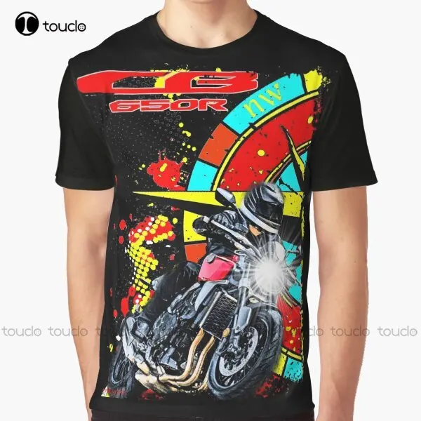 Cb 650R Neo Cafe Chopper, Motociclistas, Dirt Bike, Cafe Racer, Moto, Motocicletas Camiseta gráfica Arte engraçada Streetwear Camiseta de desenho animado