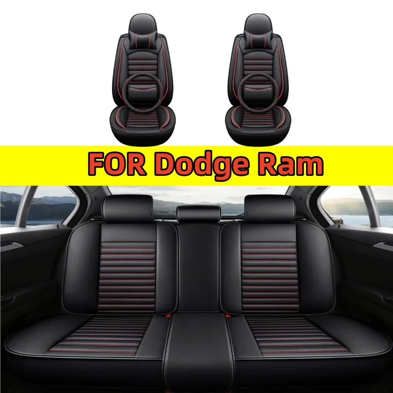 

Car seat cover Waterproof artificial leather wear-resistant fully wrapped, for Dodge Ram seat cover soft and comfortable